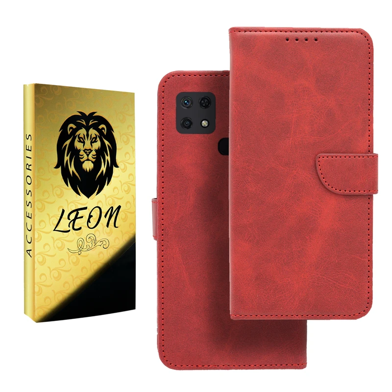 کیف کلاسوری لئون مدل Khoshi Yo مناسب برای گوشی موبایل شیائومی Redmi 10C