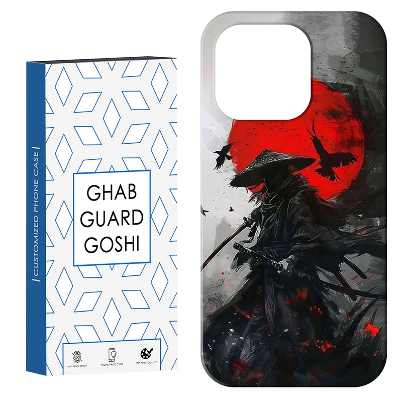 کاور قاب گارد گوشی طرح سامورایی کد Dimo-646 مناسب برای گوشی موبایل اپل IPHONE 15 PRO MAX