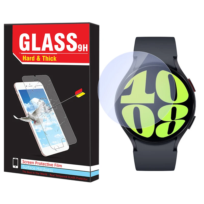 محافظ صفحه نمایش شیشه‌ای هارد اند تیک مدل SH-HT مناسب برای ساعت هوشمند سامسونگ Galaxy watch 6 40mm