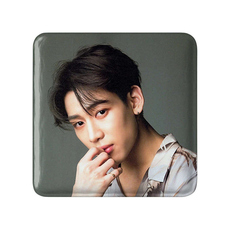 مگنت خندالو طرح بم بم گروه گات سون GOT7  مدل مربعی کد 20942