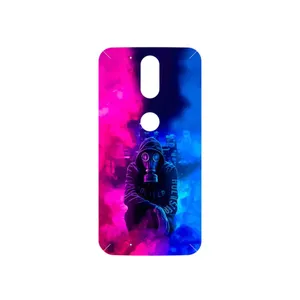 MAHOOT Smoke Rainbow Digital Art 2 Cover Sticker for Motorola Moto G4