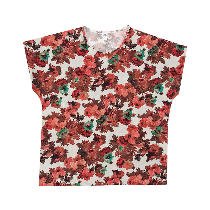 بلوز آستین کوتاه زنانه مدل گلاره