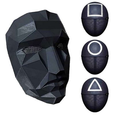 نقد و بررسی ماسک ایفای نقش مدل اسکویید گیم مجموعه 4 عددی توسط خریداران