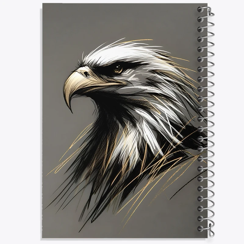 دفتر شطرنجی 50 برگ خندالو طرح عقاب کد F7925