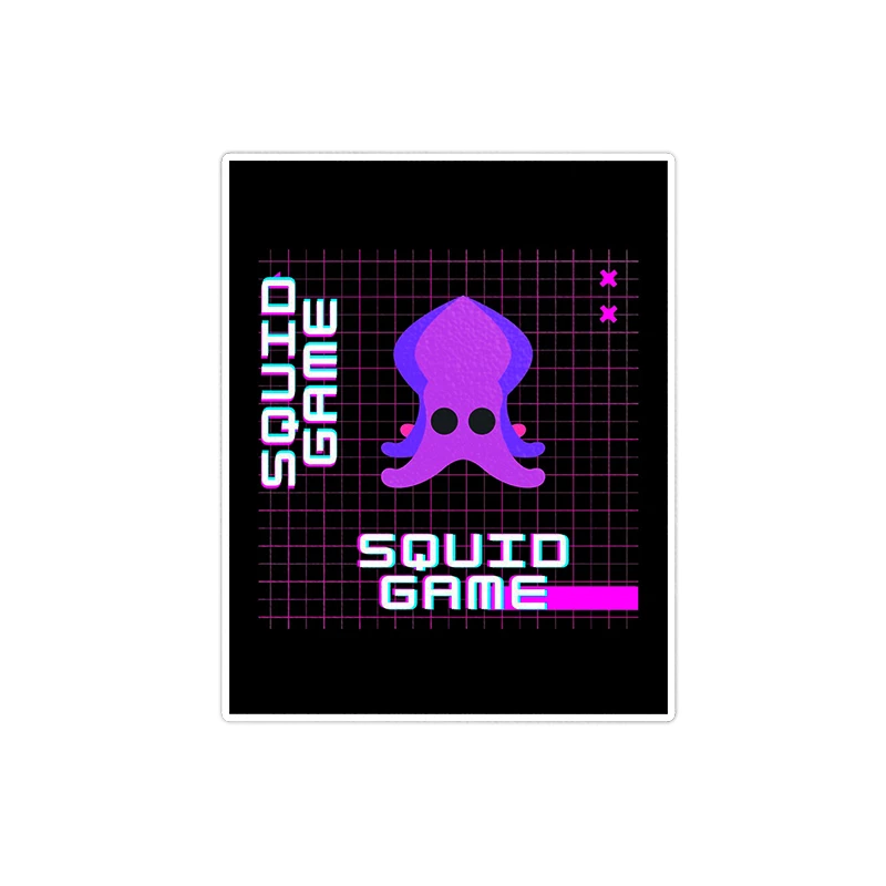 استیکر تزئینی موبایل و تبلت ماسا دیزاین مدل stkv0421 طرح squid game