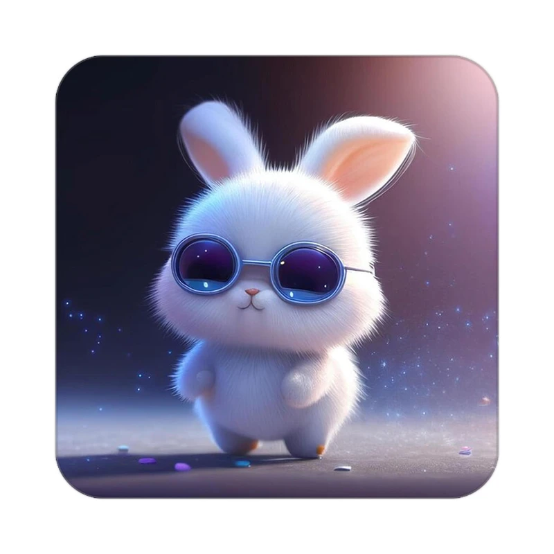 زیر لیوانی کاکتی طرح حیوانات کارتونی مدل mp27805