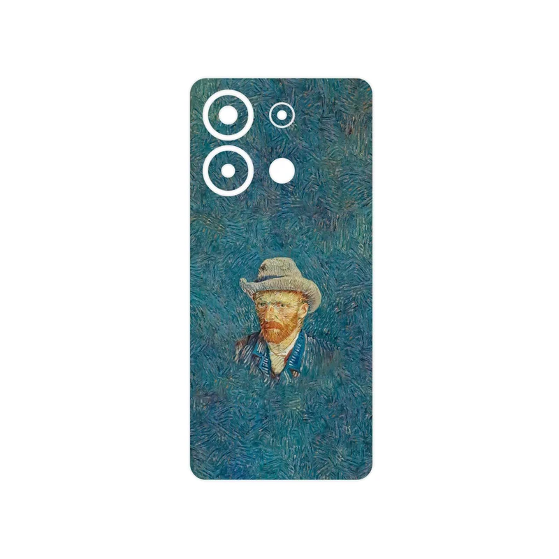 برچسب پوششی ماهوت مدل Self portrait with a gray felt hat مناسب برای گوشی موبایل شیائومی Redmi Note 13 4G