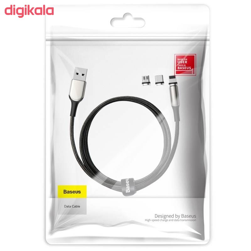 مشخصات قیمت و خرید کابل تبدیل Usb به Usb C Microusb لایتنینگ باسئوس مدل Tzcaxc F01 طول 1 متر دیجی کالا