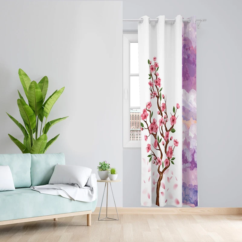 پرده مدل مخمل پانچی کد 1181سایز 140x200 سانتی متر