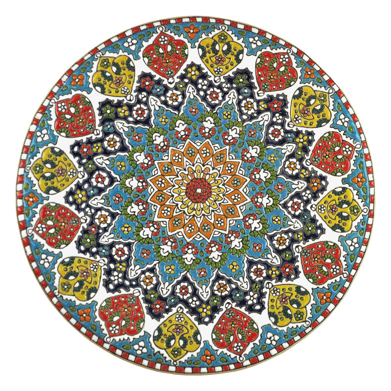 بشقاب میناکاری کد 1230010
