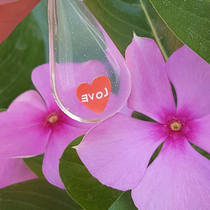 گردنبند دخترانه مدل قطره وقلب love گردنبند دخترانه مدل قطره وقلب love