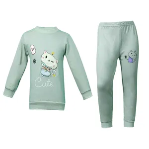 ست سویشرت و شلوار دخترانه مدل چاپ سی 16