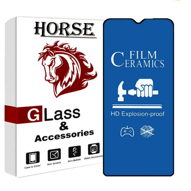 محافظ صفحه نمایش سرامیکی مات هورس مدل CRMHBLUE مناسب برای گوشی موبایل شیائومی Redmi 9T