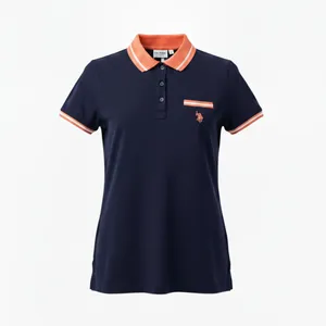 پولوشرت آستین کوتاه دخترانه یو اس پولو مدل HSAM12G