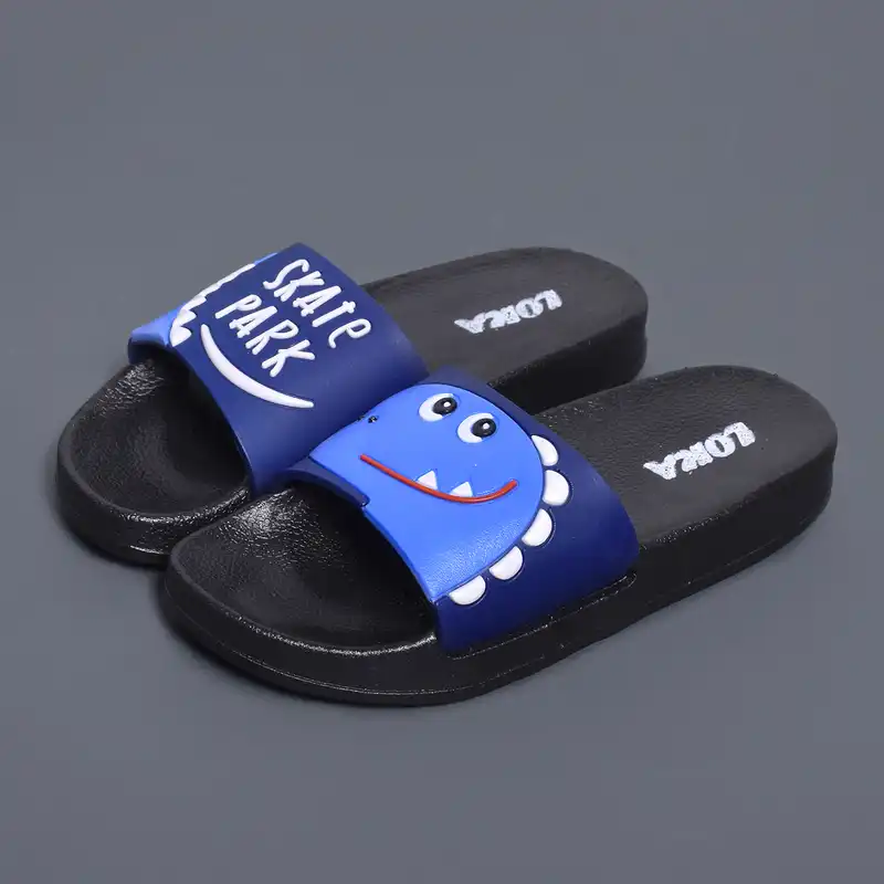 دمپایی پسرانه مدل لوکا طرح دایناسور کد BL.3269