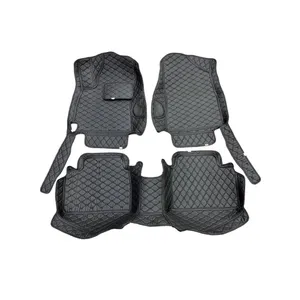 کفپوش پنج‌ بعدی خودرو مدل چرم گلدوزی مناسب برای هیوندای النترا