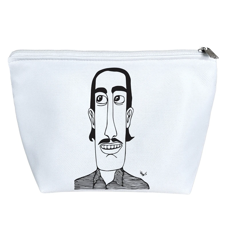 کیف لوازم آرایش دخترانه خندالو مدل پرتره مرد کد 6706