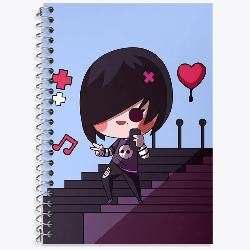 دفتر زبان 50 برگ خندالو مدل سه خط طرح کورومی و مای ملودی کد 36915