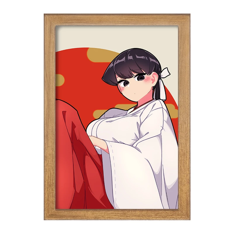 تابلو خندالو مدل انیمه کومی سان  کد 16076