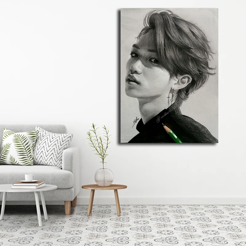 تابلو شاسی مدل stray kids fanart کد 43