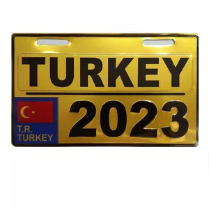 پلاک موتور سیکلت مدل turkey23