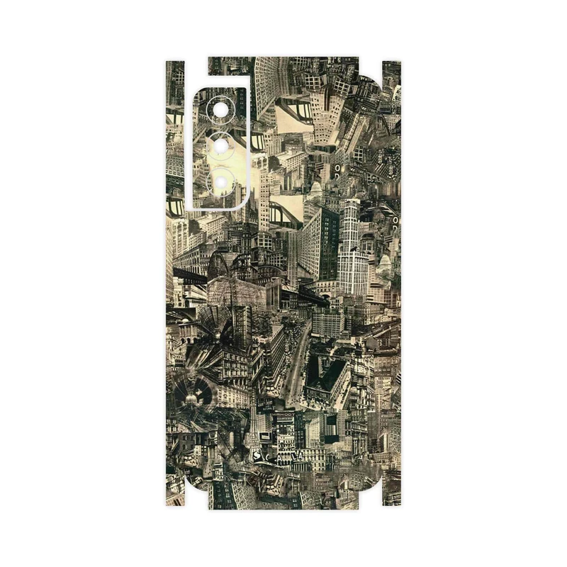 برچسب پوششی ماهوت مدل Collage of Skyscraper-FullSkin مناسب برای گوشی موبایل سامسونگ Galaxy S21 FE 5G