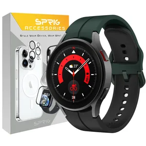 Sprig Silic ORG Mix strap suitable for Samsung Galaxy Watch 4/5/6/7/FE size 40/43/44/46/47mm