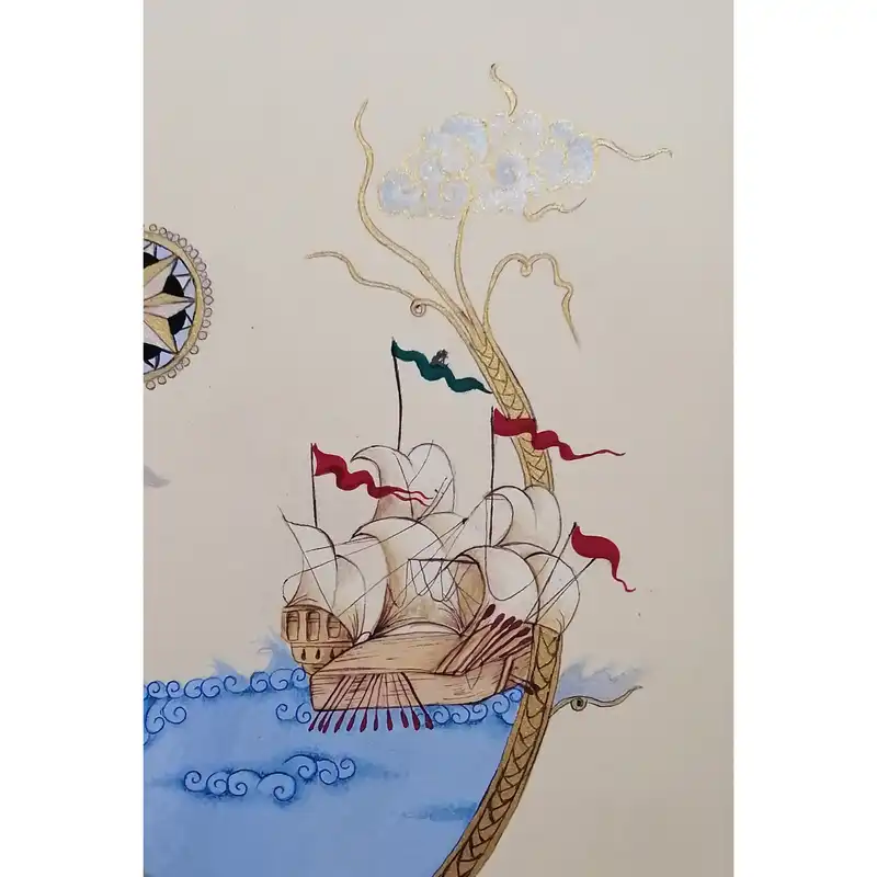 نقاشی طرح تذهیب