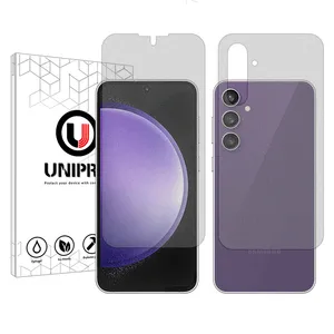 UNIPRO Star 5 model Matte screen protector suitable for Samsung Galaxy S23 FE mobile phone along with the back protector