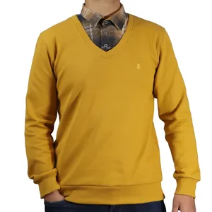 پلیور مردانه مدل یقه پیراهنی کد 38062