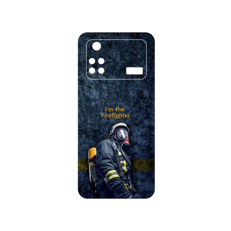 برچسب پوششی ماهوت مدل Firefighter مناسب برای گوشی موبایل شیائومی Poco M4 Pro 4G