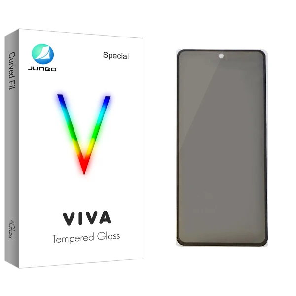 محافظ صفحه نمایش حریم شخصی جانبو مدل Viva Glass مناسب برای گوشی موبایل شیائومی Redmi Note 9 Pro