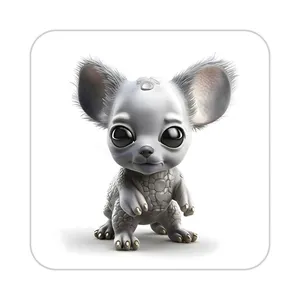 زیر لیوانی کاکتی طرح حیوانات کارتونی مدل mp28333