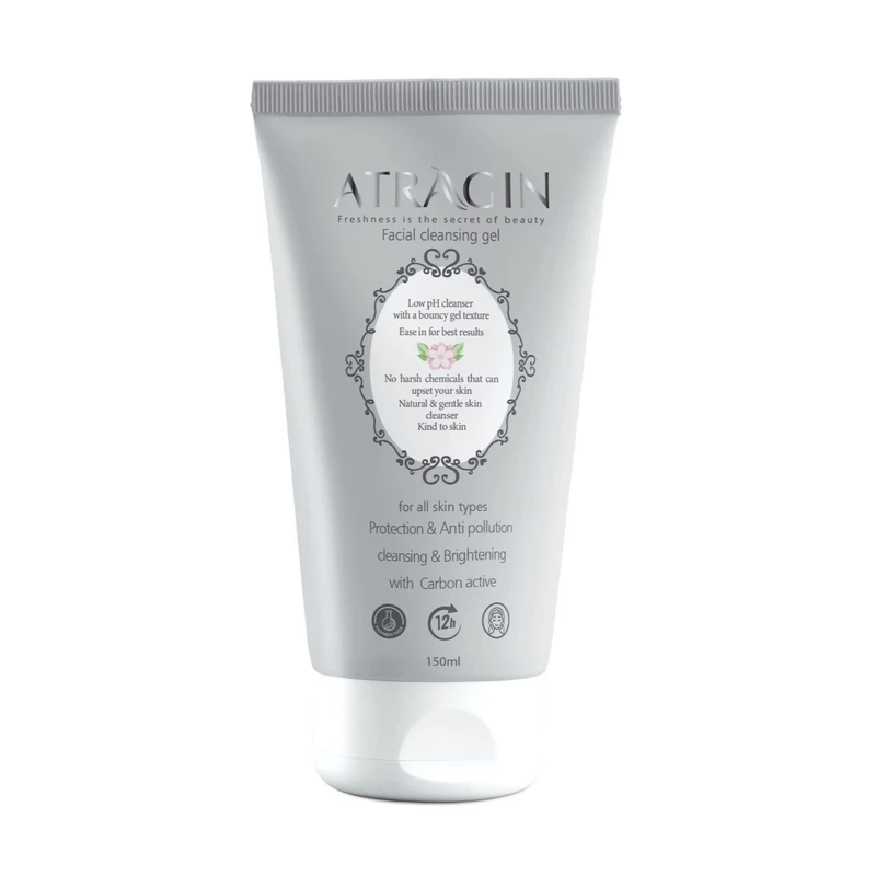 ژل شست‌وشوی صورت عطرآگین مدل زغال فعال مناسب برای انواع پوست حجم 150 میلی‌لیتر