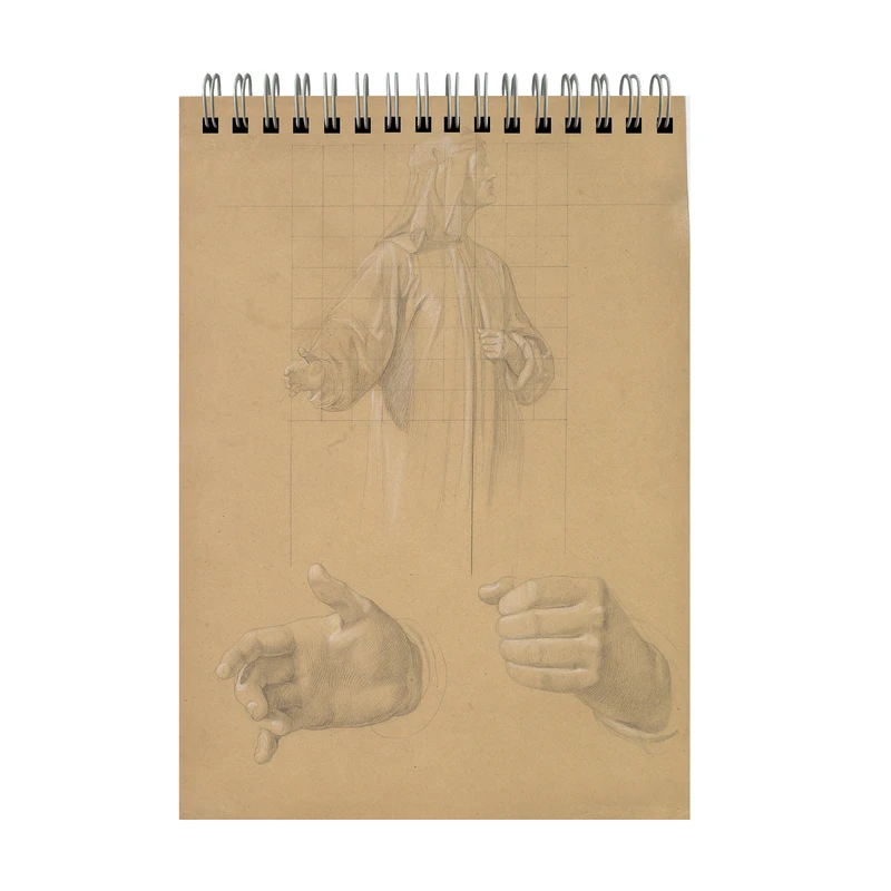 دفتر طراحی 60 برگ مدل طراحی کلاسیک کد A5-50