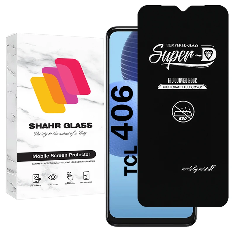 محافظ صفحه نمایش شهر گلس مدل SUPERDNSH مناسب برای گوشی موبایل تی سی ال TCL 406