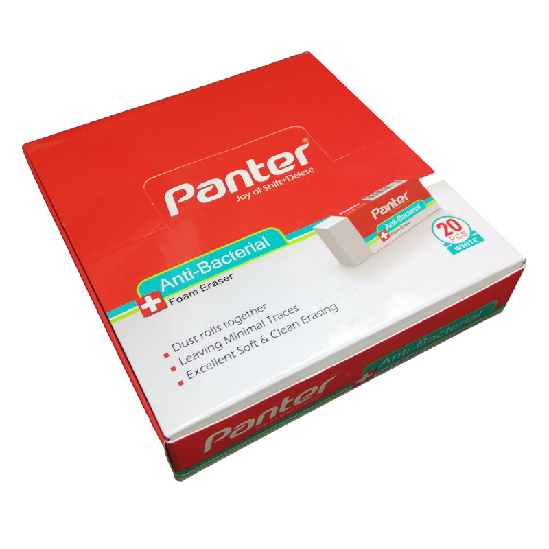 پاک کن پنتر مدل anti- bacterial بسته بیست عددی