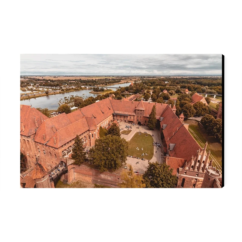 تابلو شاسی عرش طرح گردشگری لهستان مدل قلعه مالبورک کد As5872