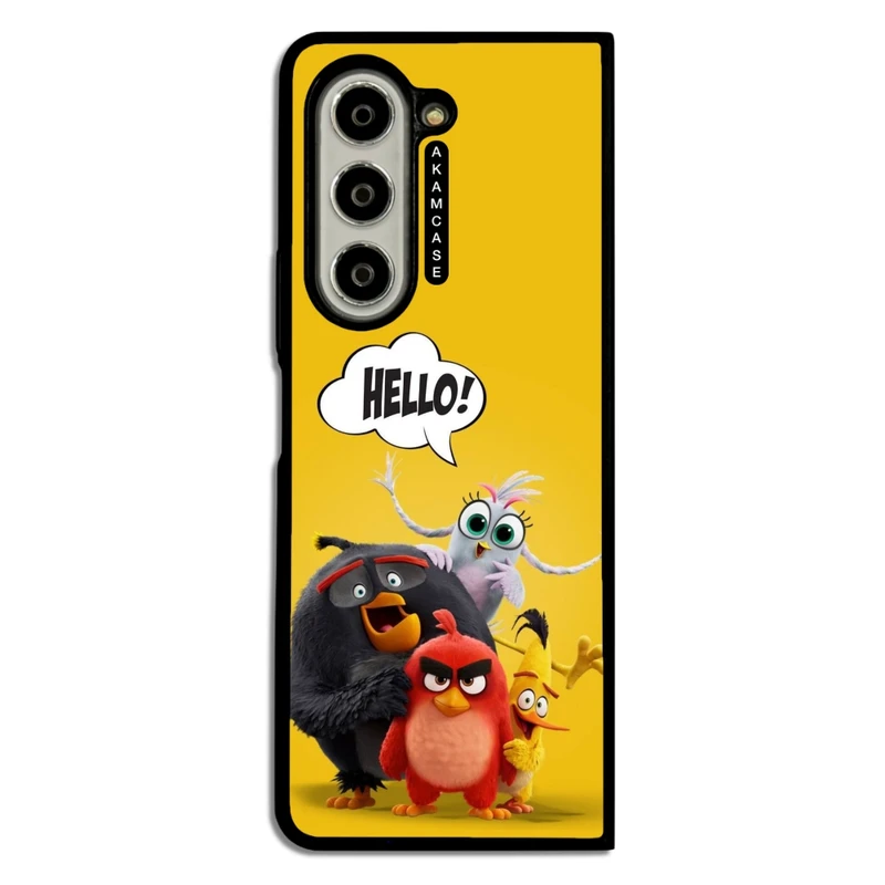 کاور آکام مدل AMCWSGZFOLD5-ANGRY BIRDS17 مناسب برای گوشی موبایل سامسونگ Galaxy Z Fold 5
