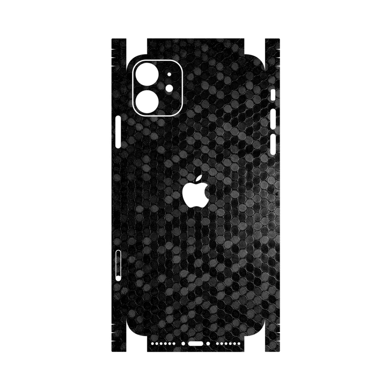 برچسب پوششی ماهوت مدل Honey-Comb-Circle-FullSkin مناسب برای گوشی موبایل اپل iPhone 11