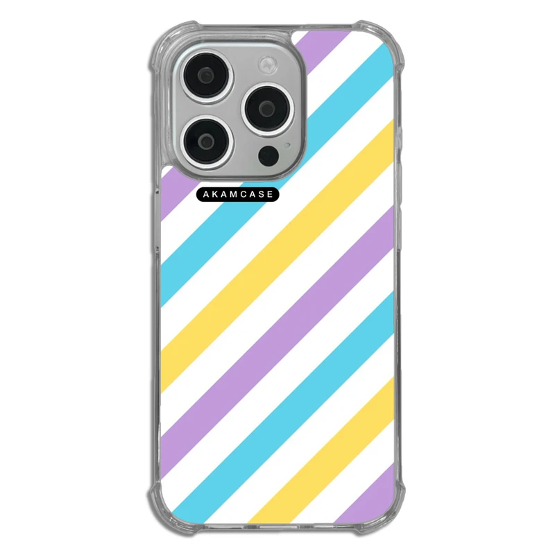 کاور آکام مدل AMCWTA15PRO-PASTEL PATTERN4 مناسب برای گوشی موبایل اپل iPhone 15 Pro