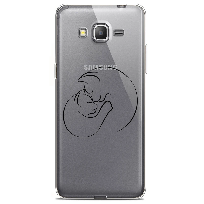 کاور مگافون طرح گربه مدل C61-B مناسب برای گوشی موبایل سامسونگ Galaxy Grand Prime / G530