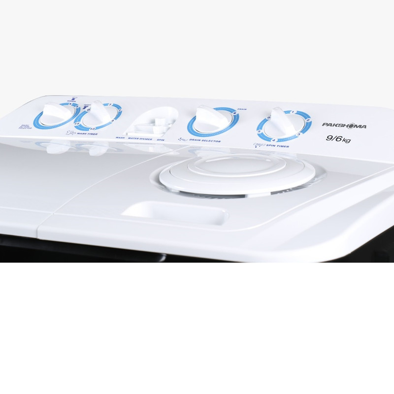 ماشین لباسشویی نیمه اتوماتیک پاکشوما مدل PTN 9604i AJ ظرفیت 9.6 کیلوگرم