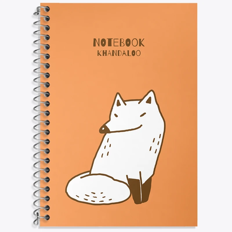 دفتر لغت 50 برگ خندالو طرح روباه کد N866