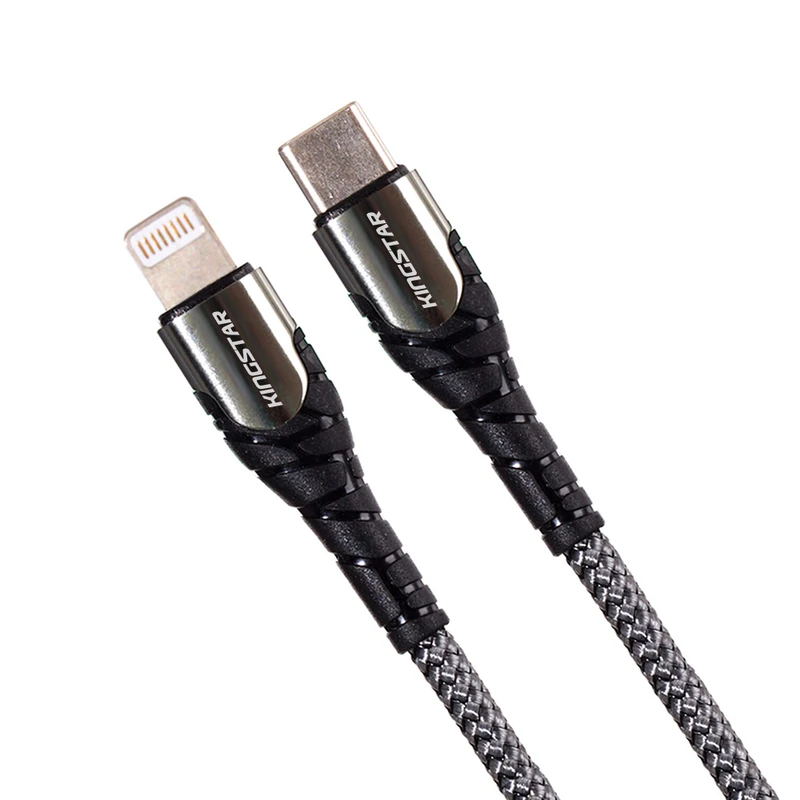 کابل تبدیل USB-c به لایتنینگ کینگ استار مدل K351ic طول 1 متر