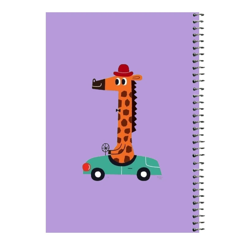 دفتر مشق 80 برگ اس جی مدل آقای زرافه     