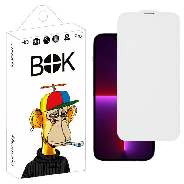  محافظ صفحه نمایش بوک طرح بی حاشیه مدل Dust Net مناسب برای گوشی موبایل اپل iphone 13 pro max