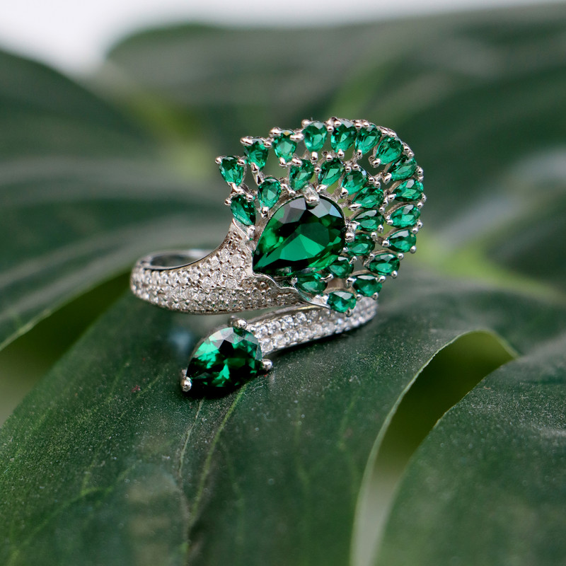 انگشتر نقره زیرکونیا زنانه جی تی ای مدل G_170