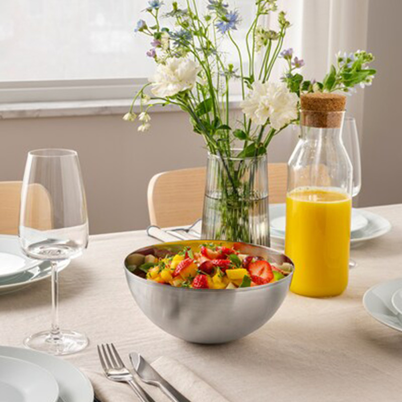 کاسه استیل ایکیا مدل BLANDA BLANK سایز 20