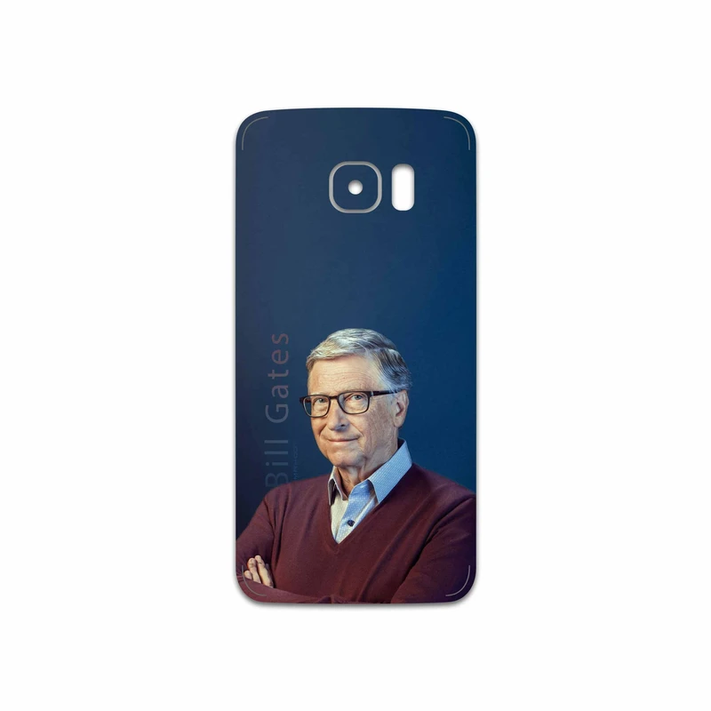 برچسب پوششی ماهوت مدل Bill Gates مناسب برای گوشی موبایل سامسونگ Galaxy S7 Edge